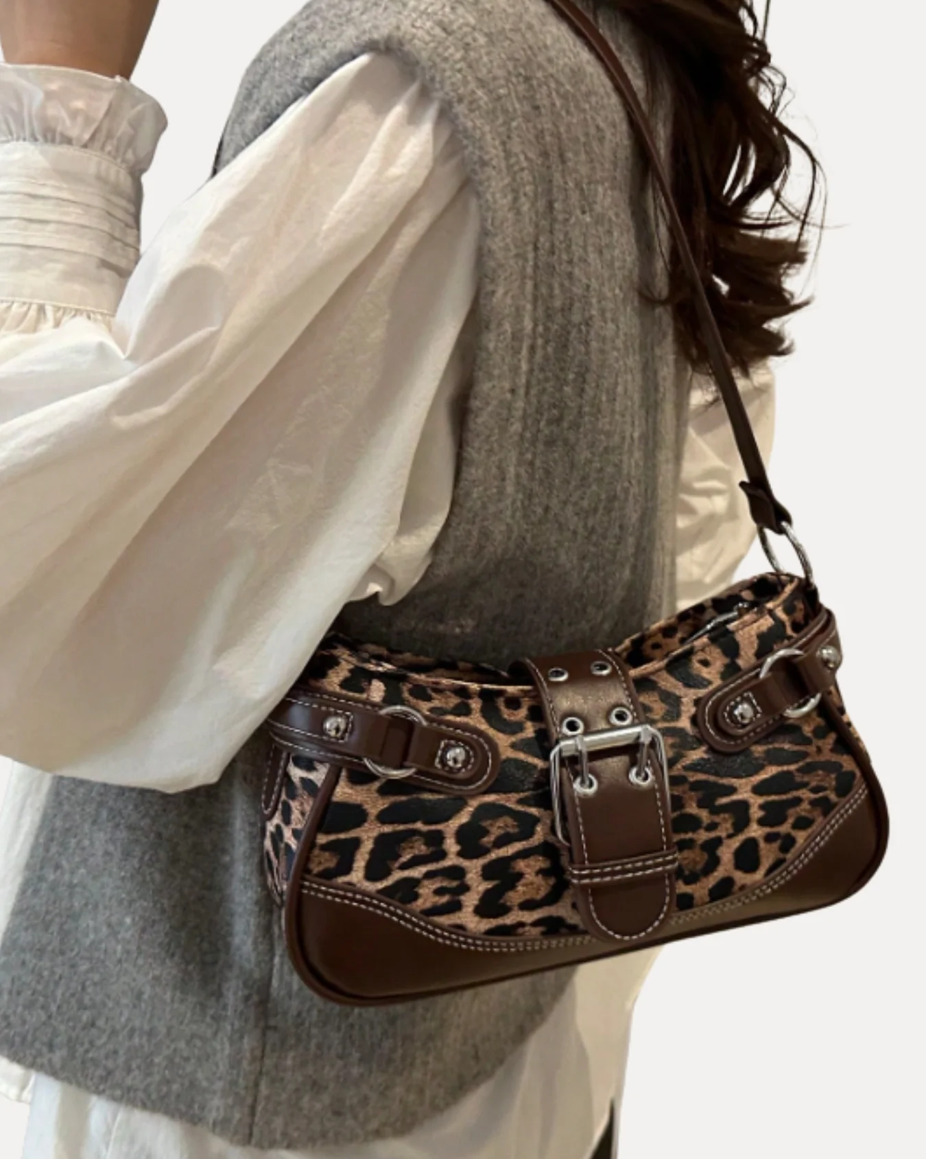 Buckle Shoulder Bag - Image 6