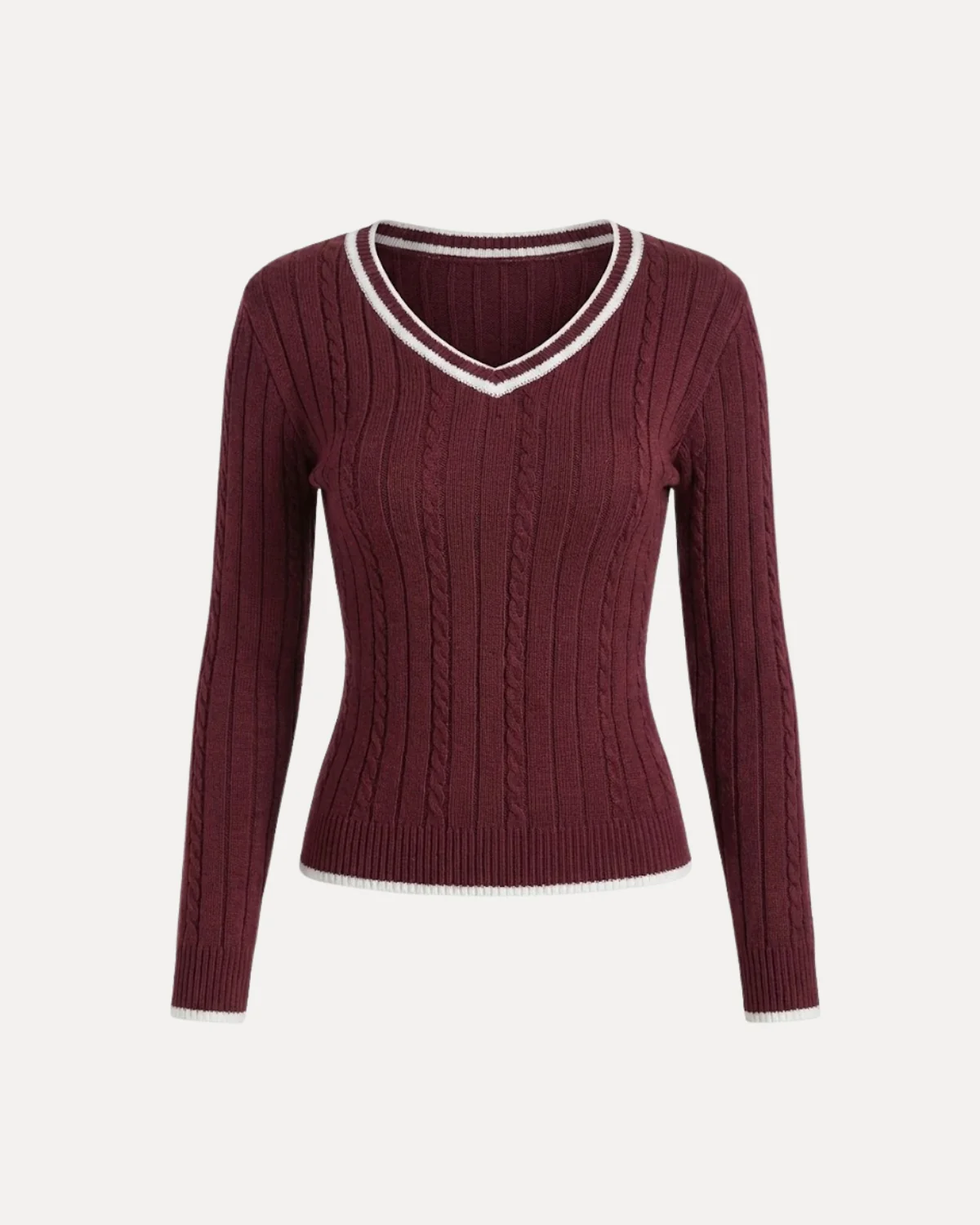 Cable Knit Sweater - Image 5