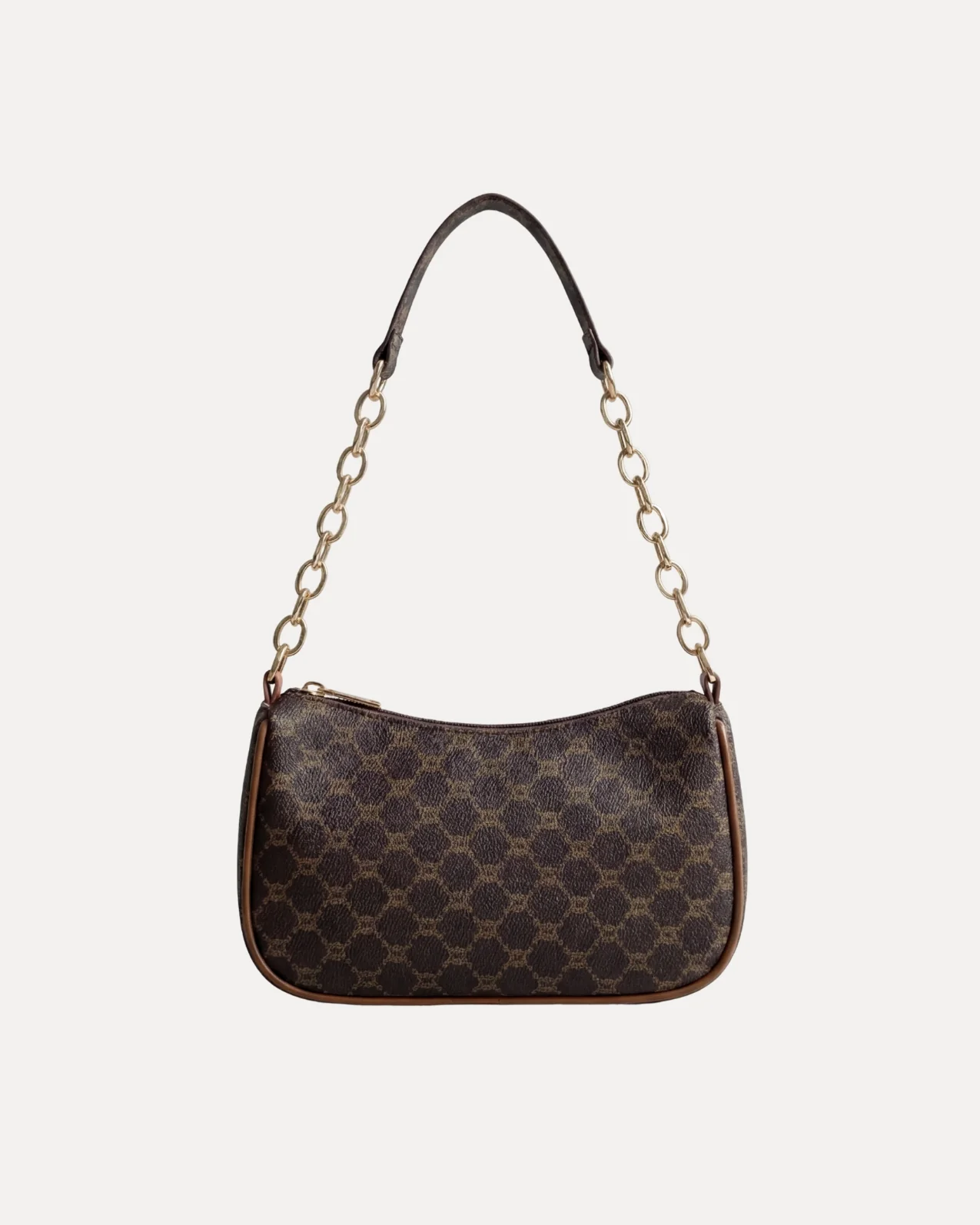 Chain Handle Baguette Bag