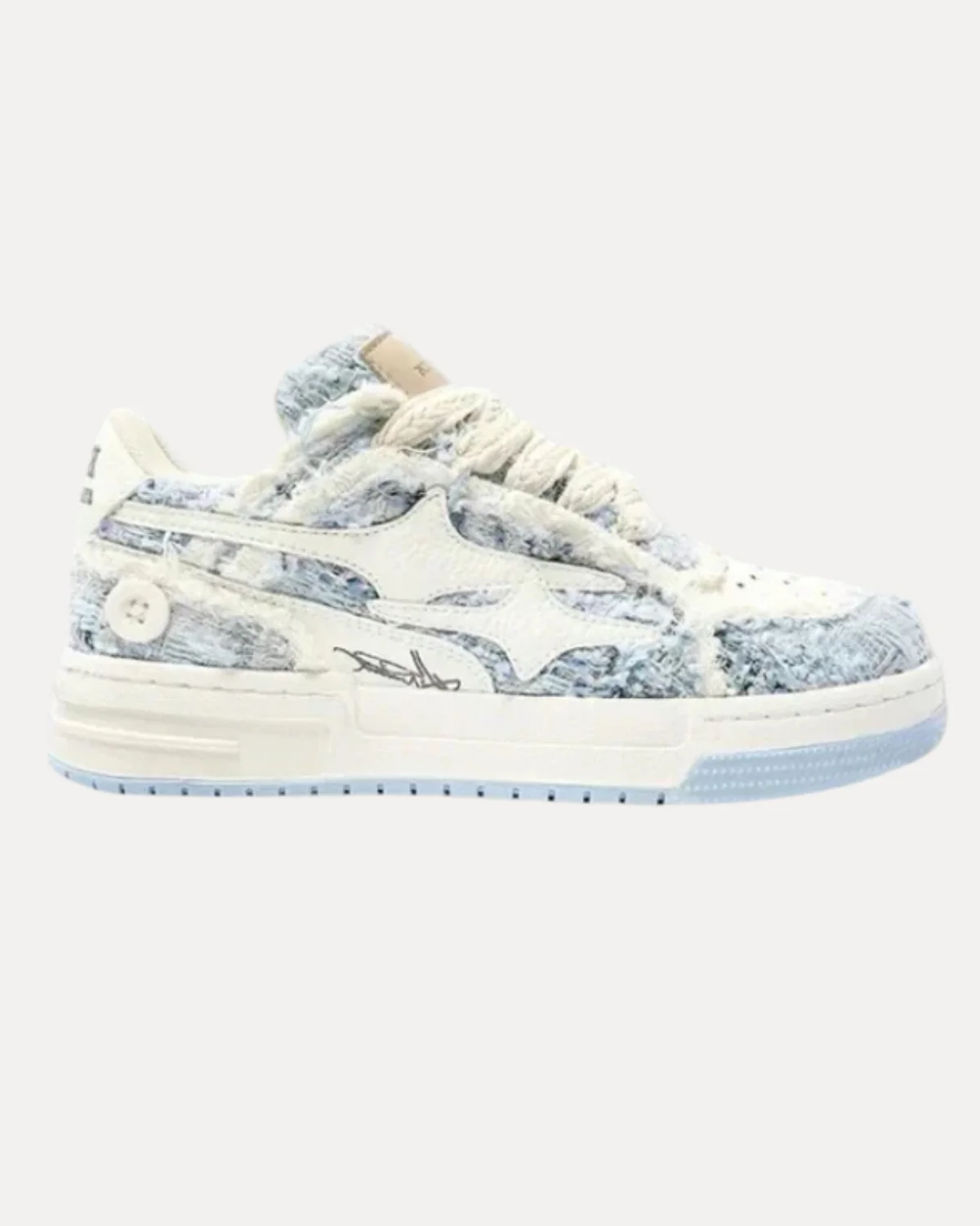 Denim Patch Low Sneaker - Image 2