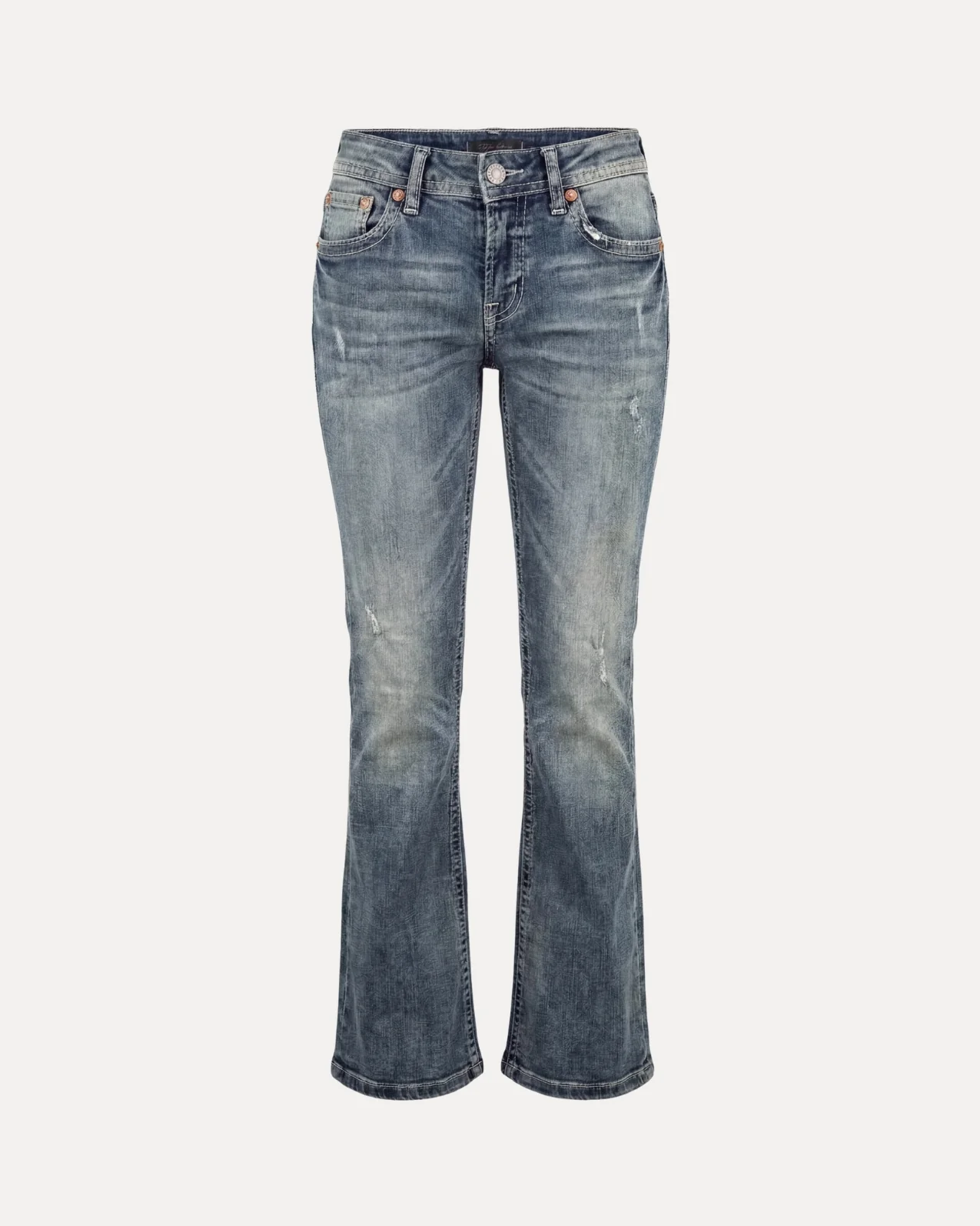 Embroidered Bootcut Jeans - Image 2
