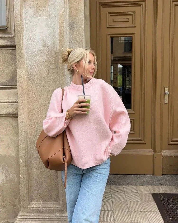 Oversized Pink sweater - Image 3